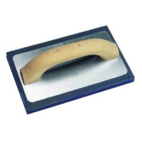 FRATTONE SPUGNA BLU MM.240X100 MANICO LEGNO ART.819/2