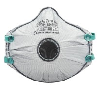 MASCHERINA C/VALVOLA A CARBONI ATTIVI X POLVERI E GAS/VAPORI FFP3 R D BLS ZERO 30 C