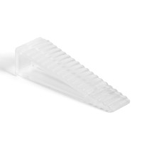 FERMAPORTA A CUNEO ADESIVO FERGY TRASPARENTE MM.56 PZ.4