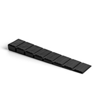 SPESSORE A CUNEO 8 SETTORI MM.100X20 SP.8 NERO PZ.4