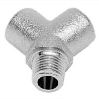 RACCORDO DEVIAZIONE A Y IN OTTONE STAMPATO F-M-F 1/4 ART.29D