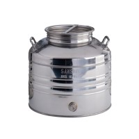 FUSTINO INOX C/ATTACCO LT.10