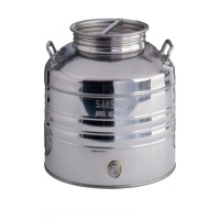 FUSTINO INOX C/ATTACCO LT.15